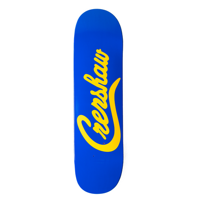 Crenshaw Skateboard Deck - Royal/Gold-The Marathon Clothing