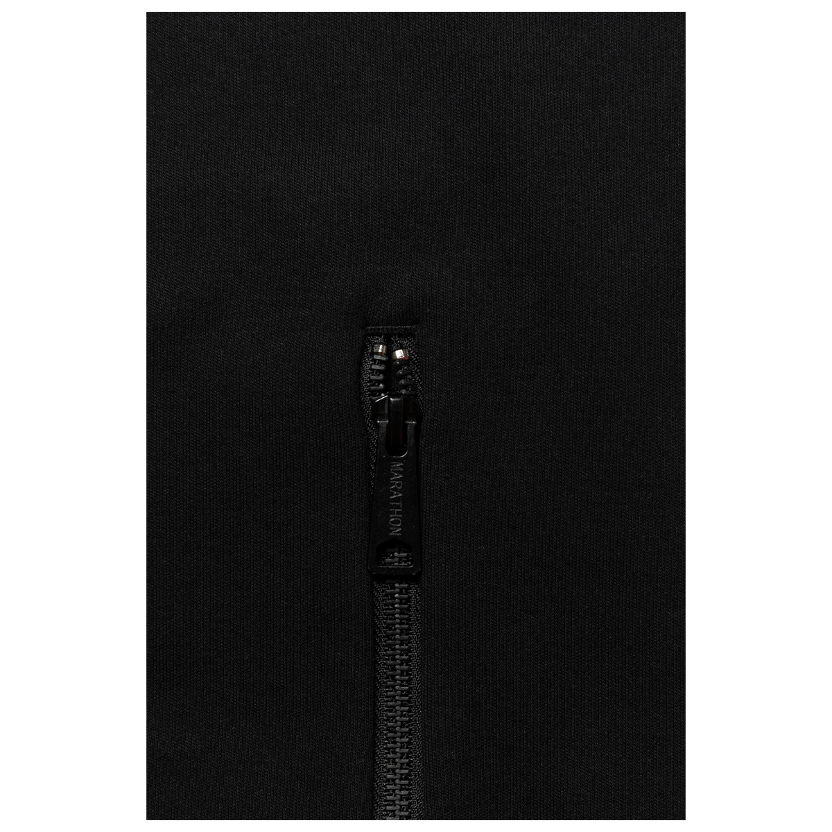 Stealth Marathon Interlock Zip Hoodie - Black-The Marathon Clothing