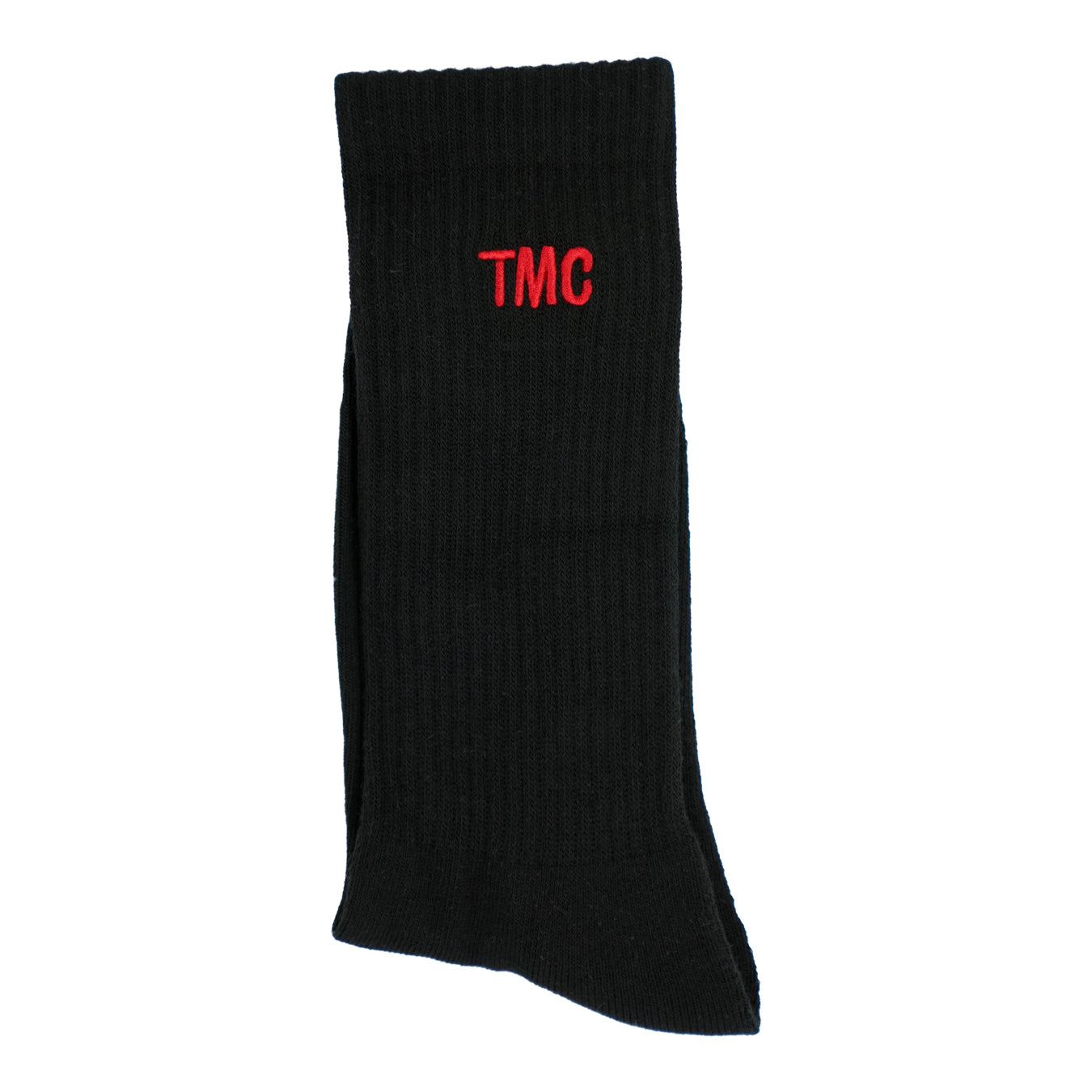 TMC (Embroidered) Sock - Black/Red