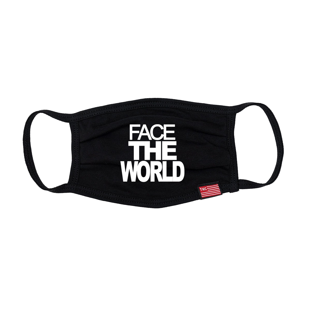 Face The World Face Mask - Black-The Marathon Clothing