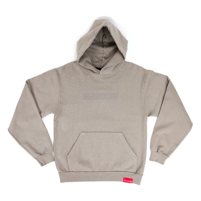 Marathon Leisure Tonal Hoodie - Mocha