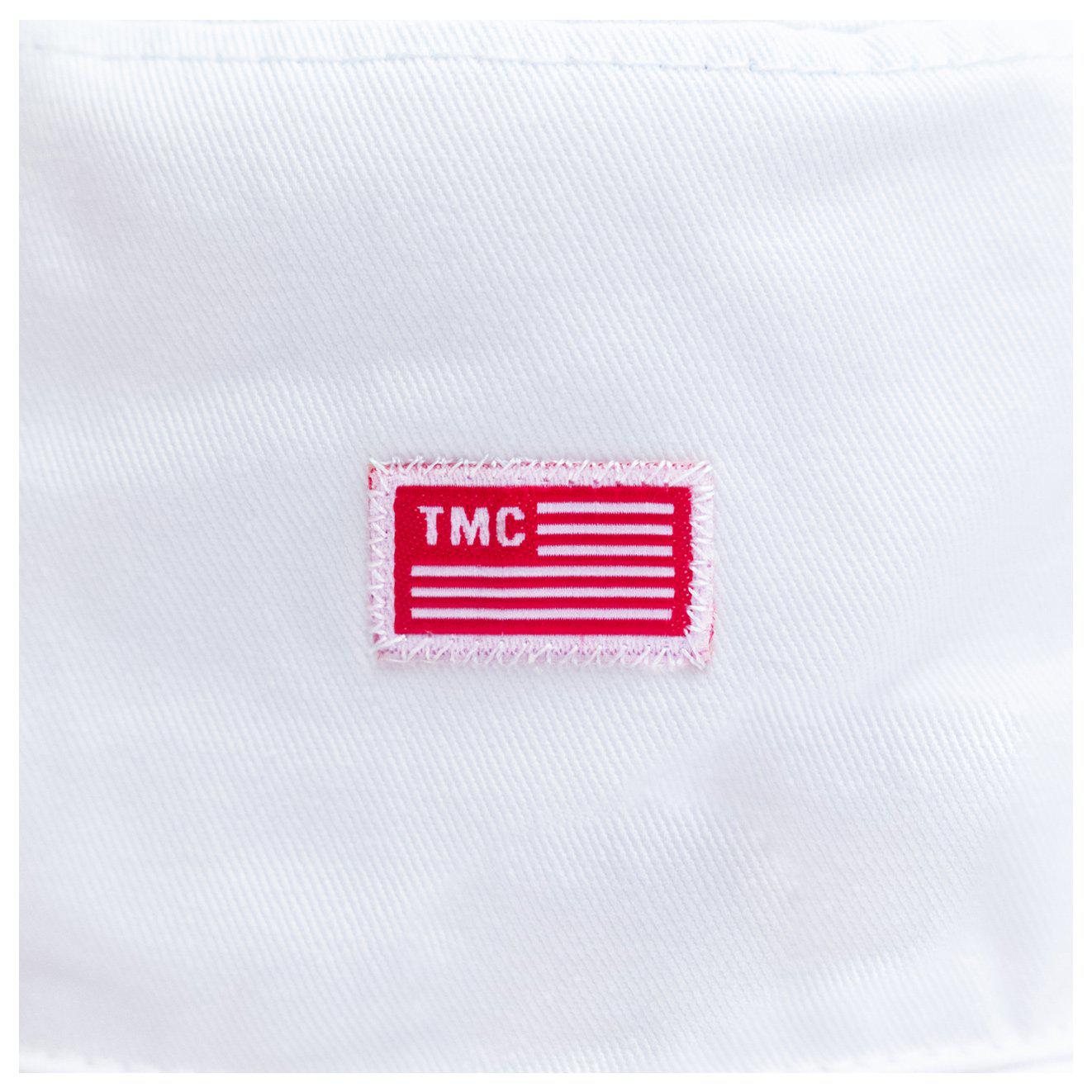 TMC Flag Bucket Hat - White-The Marathon Clothing