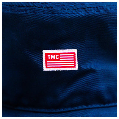 TMC Flag Bucket Hat - Navy-The Marathon Clothing