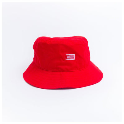 TMC Flag Bucket Hat - Red-The Marathon Clothing