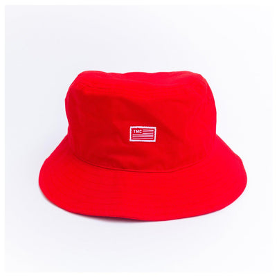 TMC Flag Bucket Hat - Red-The Marathon Clothing