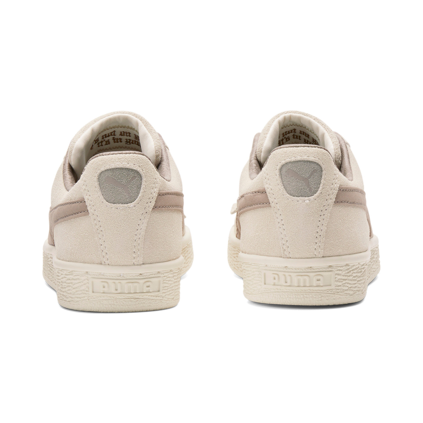Puma x Lauren London Suede JR Shoes - White - Rear