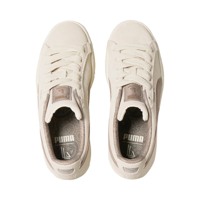 Puma x Lauren London Suede JR Shoes - White - Top View