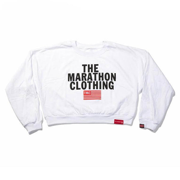 2024年レディースファッション福袋 TMC Stacked Clothing Marathon The – White - Croptop Logo トップス