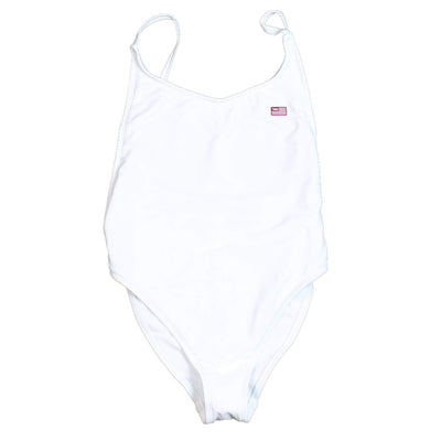 TMC Bathing Suit One Piece - White-The Marathon Clothing