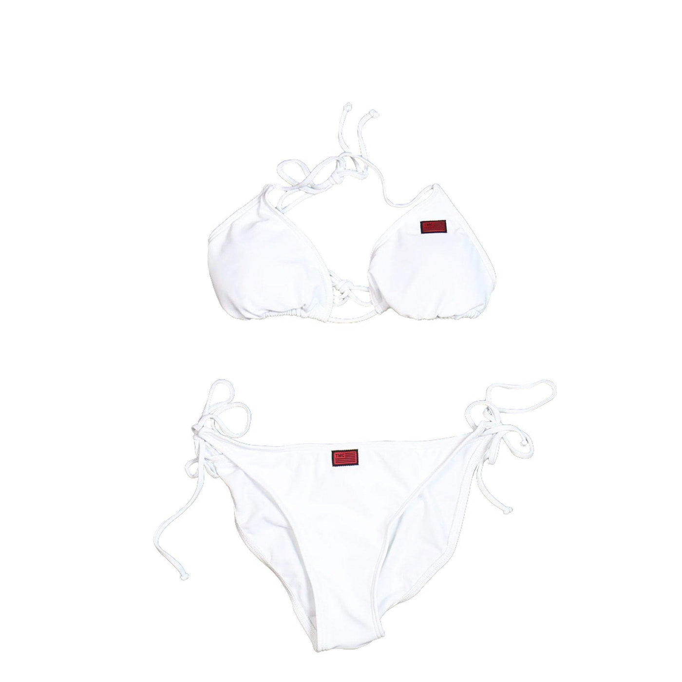 TMC Bathing Suit Two-Piece - White-The Marathon Clothing