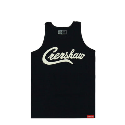 Crenshaw Tank Top - Black/White-The Marathon Clothing