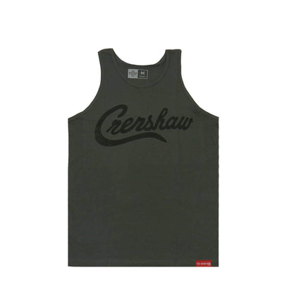 Crenshaw Tank Top - Charcoal/Black-The Marathon Clothing