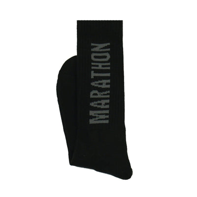 Marathon Socks - Black/Grey-The Marathon Clothing