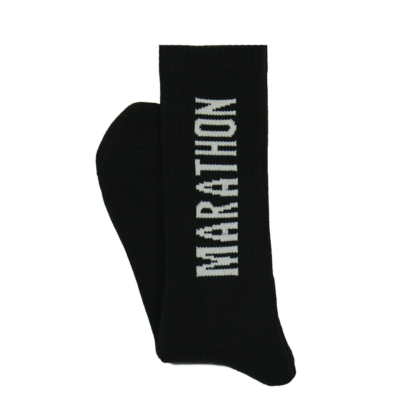 Marathon Socks - Black/White-The Marathon Clothing