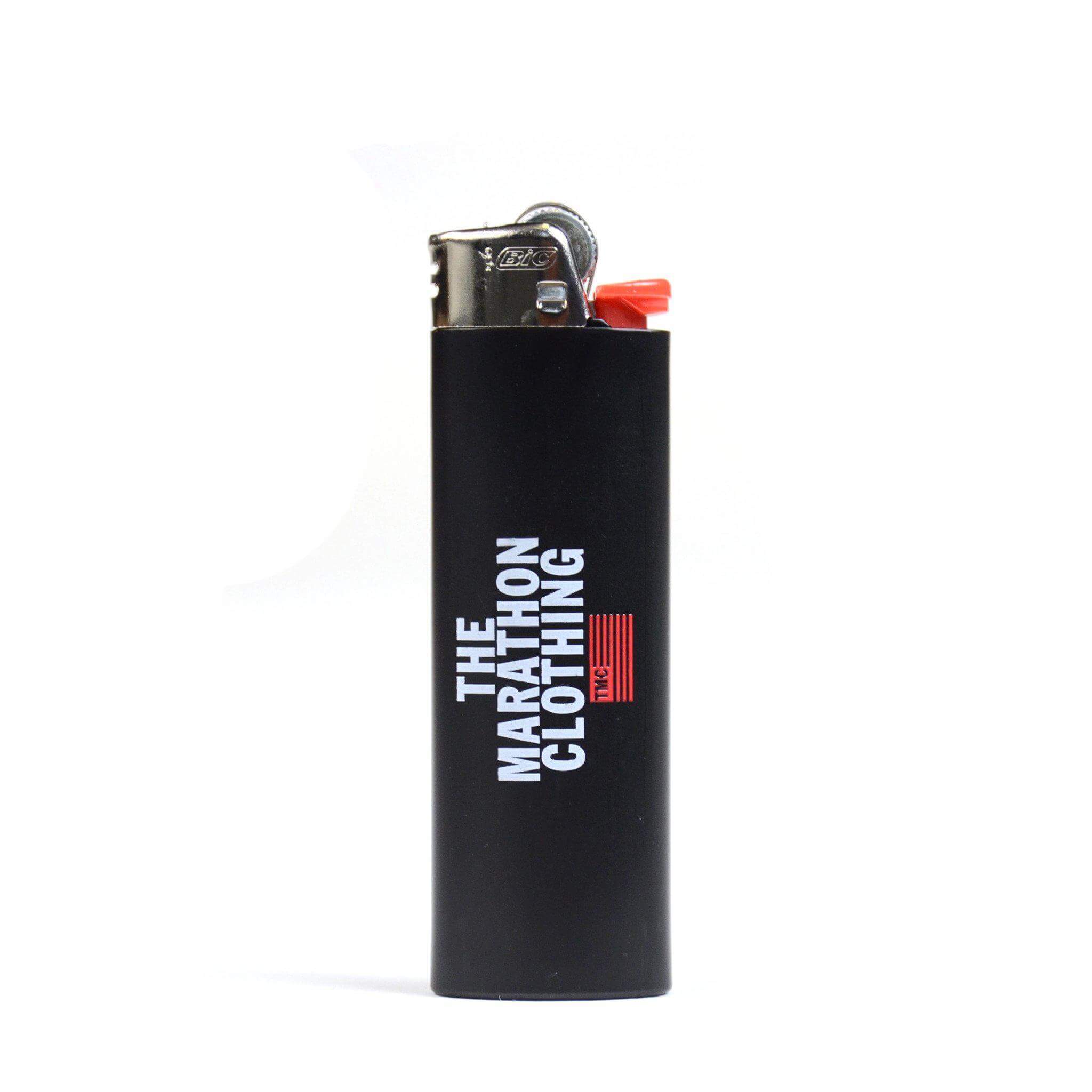 TMC Stacked Logo Lighter Black The Marathon Clothing
