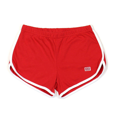 TMC Shorts - Red/White [Women]-The Marathon Clothing