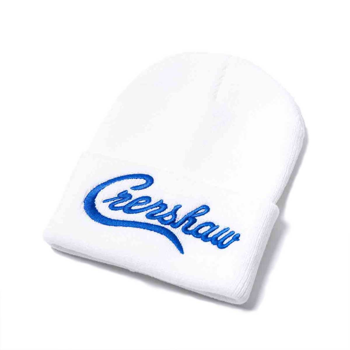 Crenshaw Limited Edition Heavyweight Beanie - White/Royal